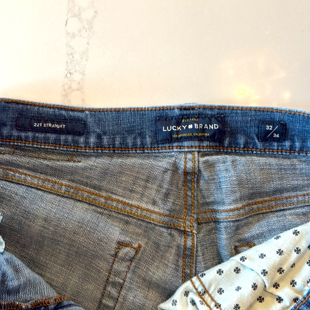 Men’s Lucky 221 Straight Fit Jeans 32x34
